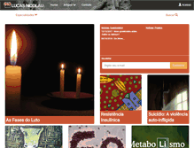 Tablet Screenshot of lucasnicolau.com